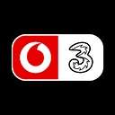 Vodafonethree logo